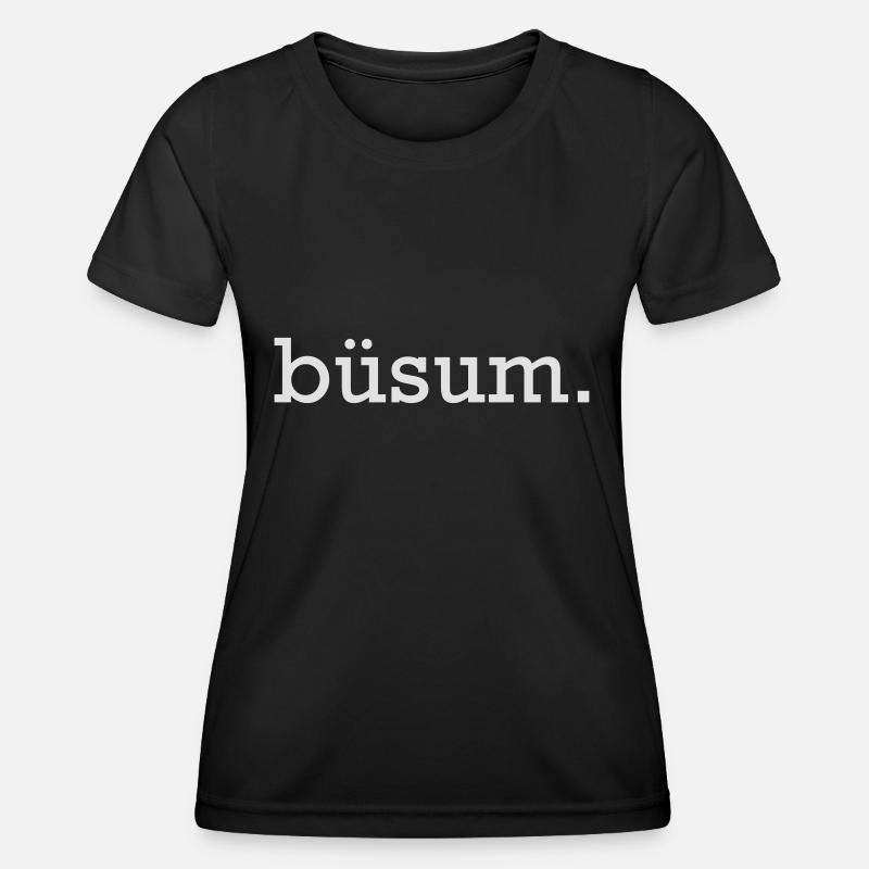 Büsum. - Women's Functional T-Shirt - black