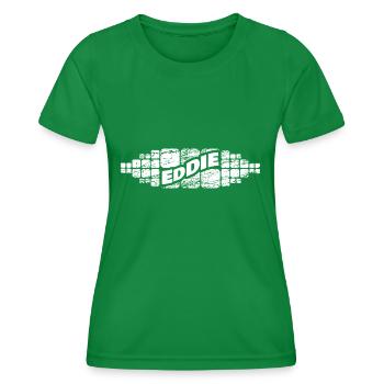 Geschenk für Eddie - Frauen Funktions-T-Shirt - Kelly Green - Vorne - AI Model Female 172 dark (172cm)