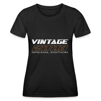 Geburtstag Original Vintage 2003 geboren - Frauen Funktions-T-Shirt - Schwarz - Vorne - AI Model Female 172 light (172cm)