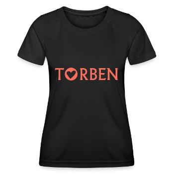 Torben - Frauen Funktions-T-Shirt - Schwarz - Vorne - AI Model Female 172 light (172cm)