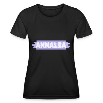 Annalea - T-shirt sport Femme - noir - Devant - AI Model Female 172 light (172cm)