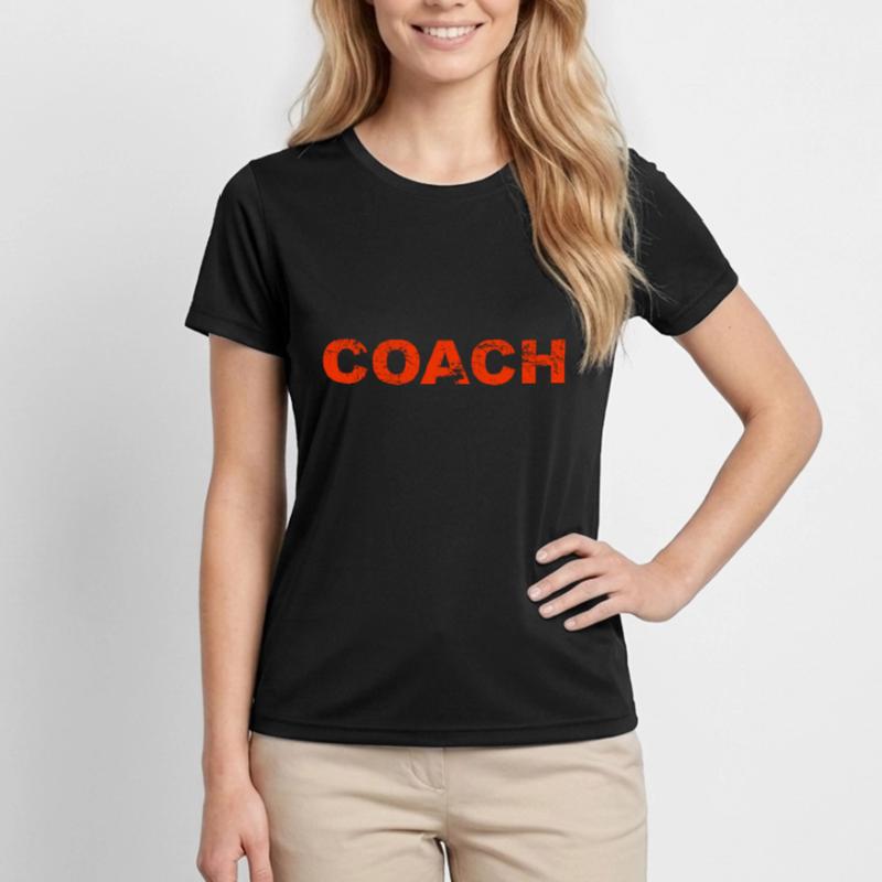 Coaching Trainer Training Spruch Coach Frauen Funktions-T-Shirt
