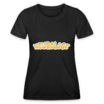 Job Neurologist - Women's Functional T-Shirt - black - Front - AI Model Female 172 light (172cm)