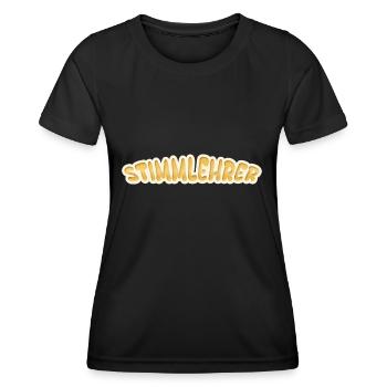 Job Stimmlehrer - Frauen Funktions-T-Shirt - Schwarz - Vorne - AI Model Female 172 light (172cm)