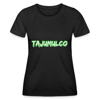 Tajumulco comme trekking - T-shirt sport Femme - noir - Devant - AI Model Female 172 light (172cm)
