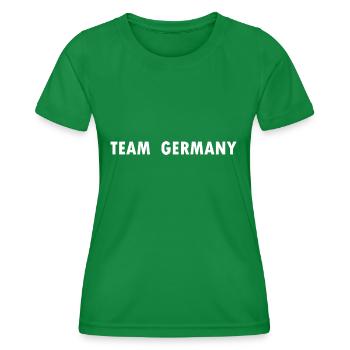 Basketball - Frauen Funktions-T-Shirt - Kelly Green - Vorne - AI Model Female 172 dark (172cm)