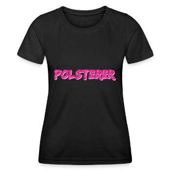 Métier de tapissier - T-shirt sport Femme - noir - Devant - AI Model Female 172 light (172cm)