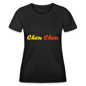 cheu cheu - T-shirt sport Femme - noir - Devant - AI Model Female 172 light (172cm)