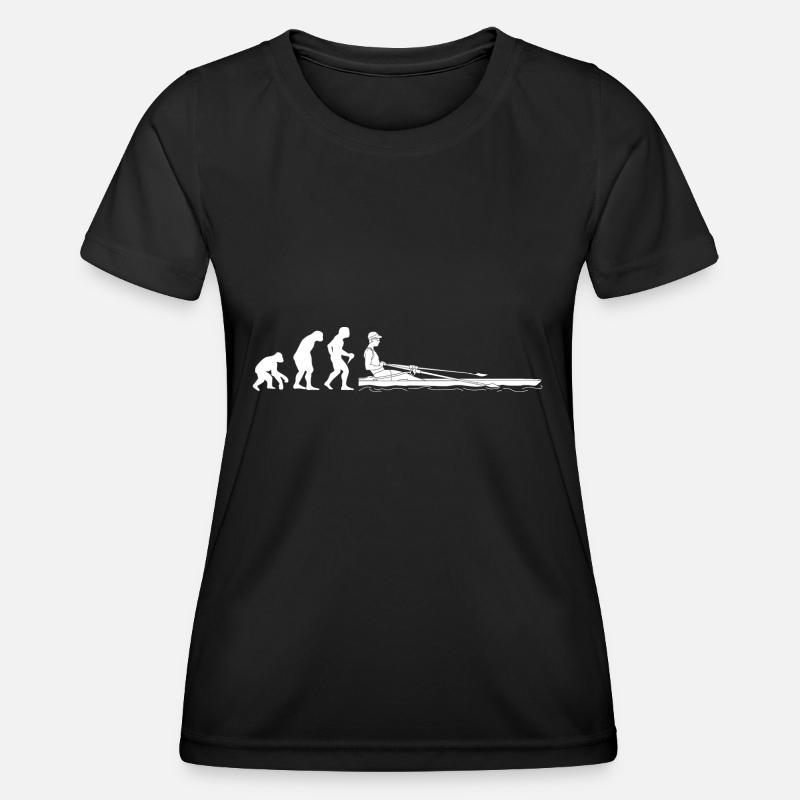 Evolution rowing development of rowing - Women's Functional T-Shirt - black