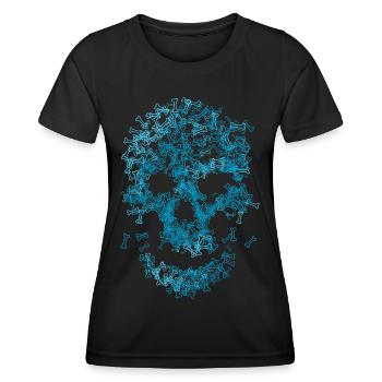 Skull of bones - Women's Functional T-Shirt - black - Front - AI Model Female 172 light (172cm)