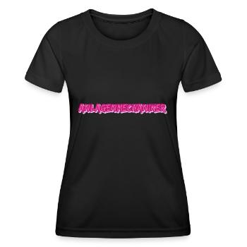 Anlagenmechaniker als Job - Frauen Funktions-T-Shirt - Schwarz - Vorne - AI Model Female 172 light (172cm)