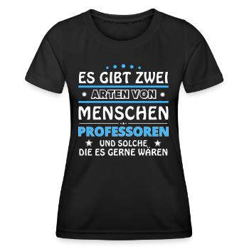Professoren Geschenk - zwei Arten von... Design - Frauen Funktions-T-Shirt - Schwarz - Vorne - AI Model Female 172 light (172cm)