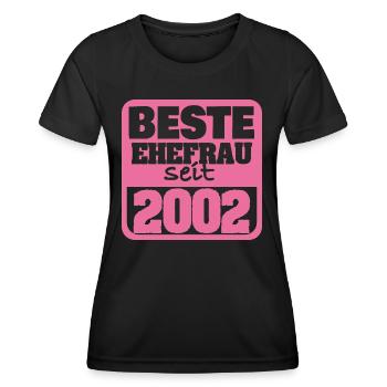 2002 - Women's Functional T-Shirt - black - Front - AI Model Female 172 light (172cm)