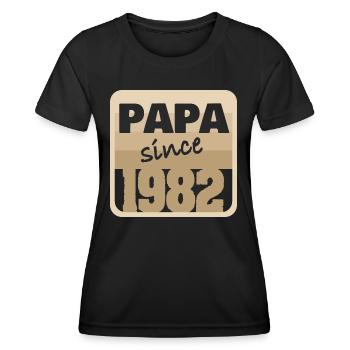 Charrette à bras 1982 - T-shirt sport Femme - noir - Devant - AI Model Female 172 light (172cm)
