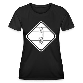 Prénom Nalea - T-shirt sport Femme - noir - Devant - AI Model Female 172 light (172cm)