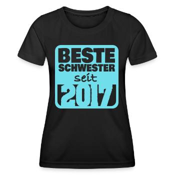 Geschwister 2017 - Frauen Funktions-T-Shirt - Schwarz - Vorne - AI Model Female 172 light (172cm)