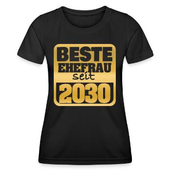 2030 - T-shirt sport Femme - noir - Devant - AI Model Female 172 light (172cm)