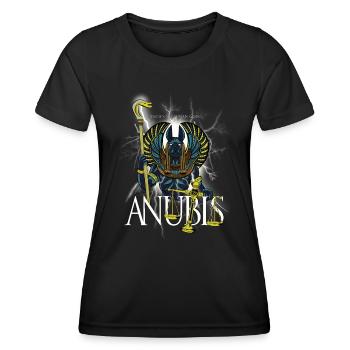 Anubi's Ancient Egyptian God Gift - Women's Functional T-Shirt - black - Front - AI Model Female 172 light (172cm)