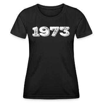 Geburtstagsgeschenk 1973 - 1973 - Frauen Funktions-T-Shirt - Schwarz - Vorne - AI Model Female 172 light (172cm)