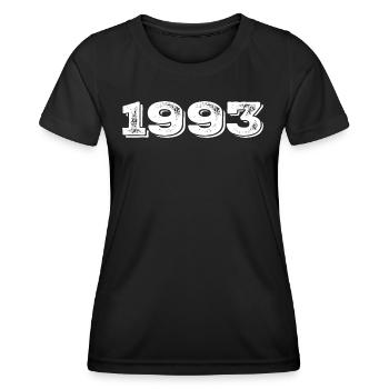 Geburtstagsgeschenk 1993 - 1993 - Frauen Funktions-T-Shirt - Schwarz - Vorne - AI Model Female 172 light (172cm)
