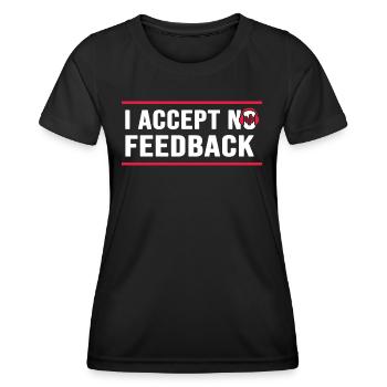 DJ Music Bassbox Minimal Techno Deejay - Women's Functional T-Shirt - black - Front - AI Model Female 172 light (172cm)