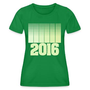 Jeu 2016 - T-shirt sport Femme - vert - Devant - AI Model Female 172 dark (172cm)