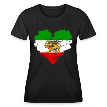 Perse - T-shirt sport Femme - noir - Devant - AI Model Female 172 light (172cm)