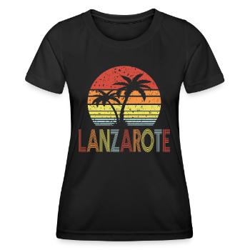 Lanzarote - Women's Functional T-Shirt - black - Front - AI Model Female 172 light (172cm)