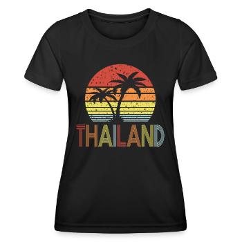 Thailand - Women's Functional T-Shirt - black - Front - AI Model Female 172 light (172cm)
