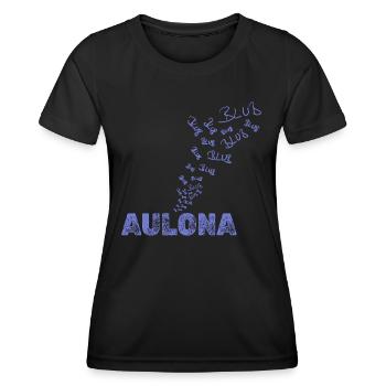 Segeln Aulona - Frauen Funktions-T-Shirt - Schwarz - Vorne - AI Model Female 172 light (172cm)