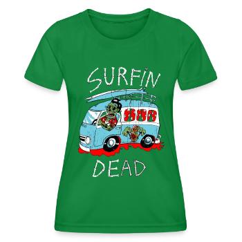 kombi zombie - Frauen Funktions-T-Shirt - Kelly Green - Vorne - AI Model Female 172 dark (172cm)