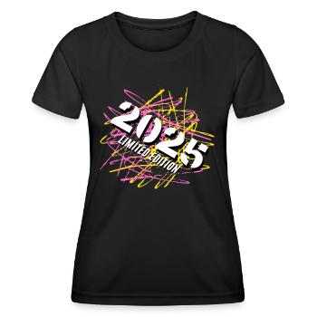 Édition limitée 2025 - T-shirt sport Femme - noir - Devant - AI Model Female 172 light (172cm)