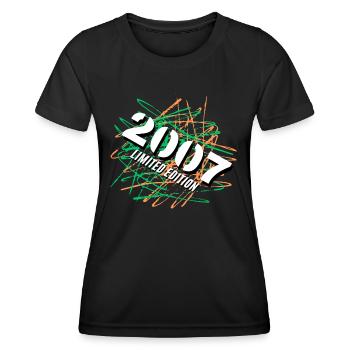 Limited Edition 2007 - Frauen Funktions-T-Shirt - Schwarz - Vorne - AI Model Female 172 light (172cm)