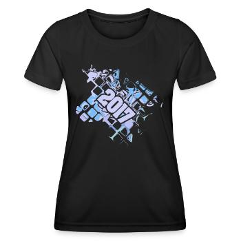 2017 - T-shirt sport Femme - noir - Devant - AI Model Female 172 light (172cm)