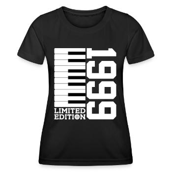 KLAVIER 27. GEBURTSTAG PIANO LIMITED EDITION 1999 - Frauen Funktions-T-Shirt - Schwarz - Vorne - AI Model Female 172 light (172cm)
