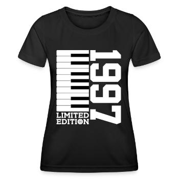 KLAVIER 29. GEBURTSTAG PIANO LIMITED EDITION 1997 - Frauen Funktions-T-Shirt - Schwarz - Vorne - AI Model Female 172 light (172cm)