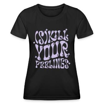 Therapie DBT Skills Mental Health BPD - Frauen Funktions-T-Shirt - Schwarz - Vorne - AI Model Female 172 light (172cm)