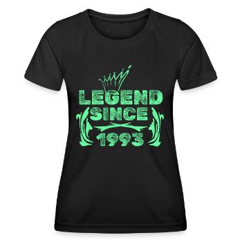 Gift idea 1993 - Women's Functional T-Shirt - black - Front - AI Model Female 172 light (172cm)