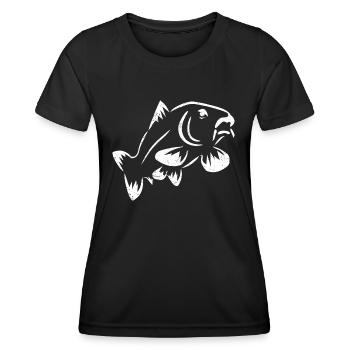 carp - Women's Functional T-Shirt - black - Front - AI Model Female 172 light (172cm)
