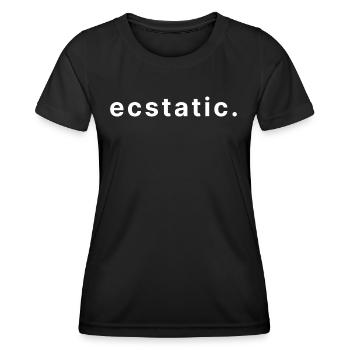 ecstatic white - Frauen Funktions-T-Shirt - Schwarz - Vorne - AI Model Female 172 light (172cm)