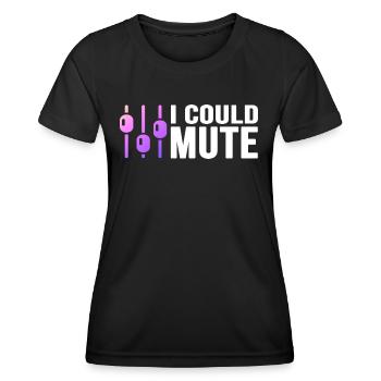 Audio, Sound, Mixer, Synthesizer - Women's Functional T-Shirt - black - Front - AI Model Female 172 light (172cm)