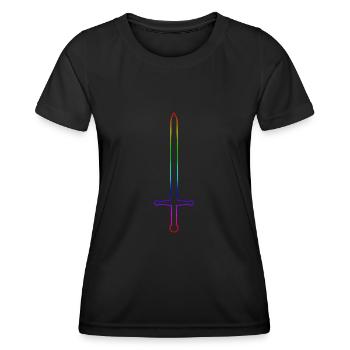 Sword - Women's Functional T-Shirt - black - Front - AI Model Female 172 light (172cm)