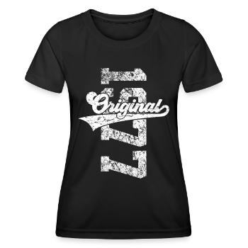 49TH BIRTHDAY ORIGINAL 1977 - Women's Functional T-Shirt - black - Front - AI Model Female 172 light (172cm)