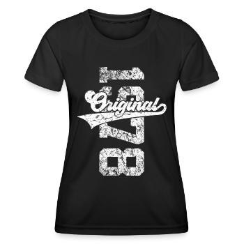 48TH BIRTHDAY ORIGINAL 1978 - Women's Functional T-Shirt - black - Front - AI Model Female 172 light (172cm)