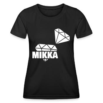 Mikka als Kostbar - Frauen Funktions-T-Shirt - Schwarz - Vorne - AI Model Female 172 light (172cm)