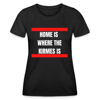 Kirmes - Frauen Funktions-T-Shirt - Schwarz - Vorne - AI Model Female 172 light (172cm)