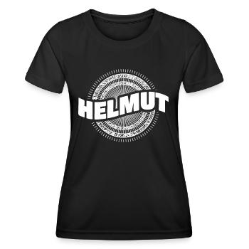 Cadeau pour Helmut - T-shirt sport Femme - noir - Devant - AI Model Female 172 light (172cm)