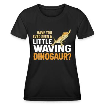 Bearded Dragon Lizard Reptile Herpetologist - Women's Functional T-Shirt - black - Front - AI Model Female 172 light (172cm)