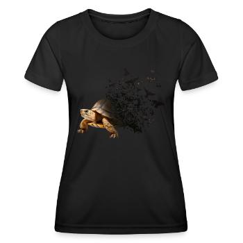 Turtle - Women's Functional T-Shirt - black - Front - AI Model Female 172 light (172cm)