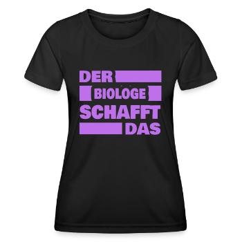 Gift for Biologist - Women's Functional T-Shirt - black - Front - AI Model Female 172 light (172cm)